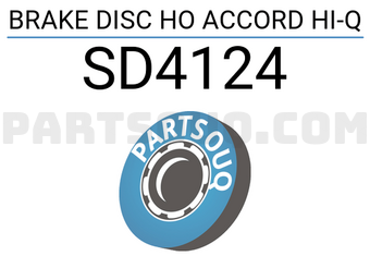Hi-Q SD4124 BRAKE DISC HO ACCORD HI-Q