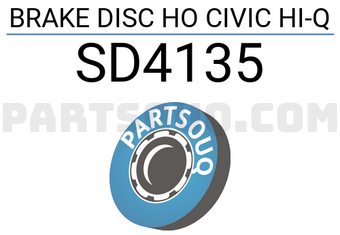 Hi-Q SD4135 BRAKE DISC HO CIVIC HI-Q