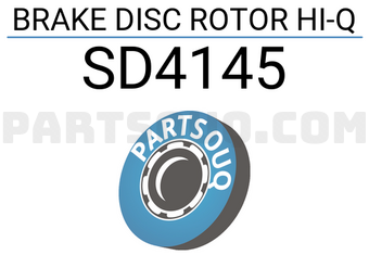 Hi-Q SD4145 BRAKE DISC ROTOR HI-Q