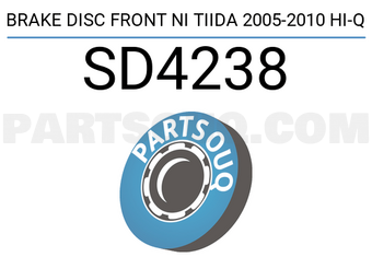 Hi-Q SD4238 BRAKE DISC FRONT NI TIIDA 2005-2010 Hi-Q
