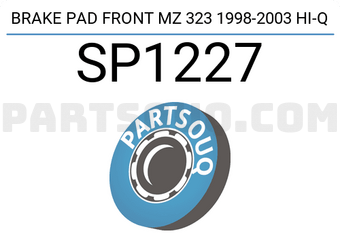 Hi-Q SP1227 BRAKE PAD FRONT MZ 323 1998-2003 Hi-Q