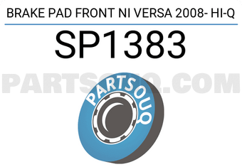 Hi-Q SP1383 BRAKE PAD FRONT NI VERSA 2008- Hi-Q