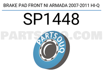 Hi-Q SP1448 BRAKE PAD FRONT NI ARMADA 2007-2011 Hi-Q