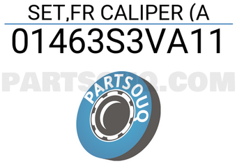 Honda 01463S3VA11 SET,FR CALIPER (A