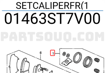 Honda 01463ST7V00 SETCALIPERFR(1