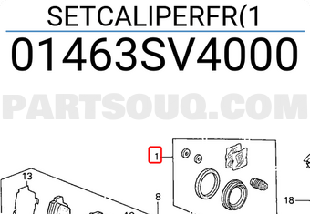 Honda 01463SV4000 SETCALIPERFR(1