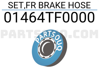 Honda 01464TF0000 SET,FR BRAKE HOSE