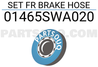 Honda 01465SWA020 SET FR BRAKE HOSE