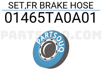 Honda 01465TA0A01 SET,FR BRAKE HOSE