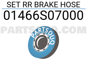 Honda 01466S07000 SET RR BRAKE HOSE