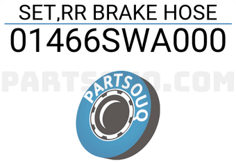 Honda 01466SWA000 SET,RR BRAKE HOSE