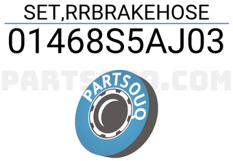 Honda 01468S5AJ03 SET,RRBRAKEHOSE