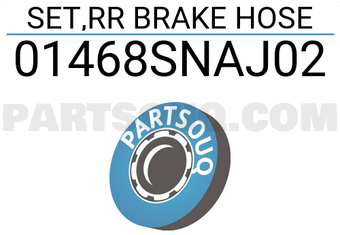 Honda 01468SNAJ02 SET,RR BRAKE HOSE