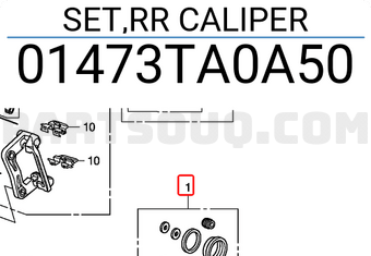 Honda 01473TA0A50 SET,RR CALIPER