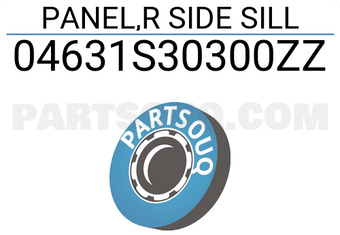 Honda 04631S30300ZZ PANEL,R SIDE SILL