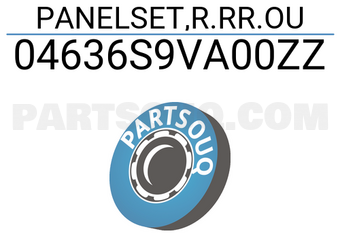 Honda 04636S9VA00ZZ PANELSET,R.RR.OU