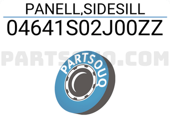 Honda 04641S02J00ZZ PANELL,SIDESILL