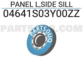 Honda 04641S03Y00ZZ PANEL L,SIDE SILL