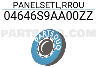 Honda 04646S9AA00ZZ PANELSETL,RROU
