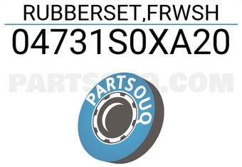 Honda 04731S0XA20 RUBBERSET,FRWSH
