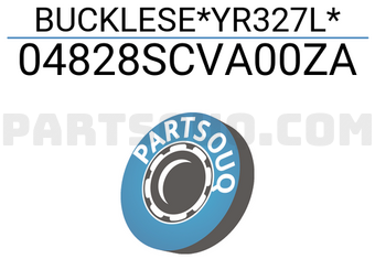 Honda 04828SCVA00ZA BUCKLESE*YR327L*