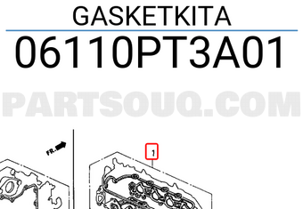 Honda 06110PT3A01 GASKETKITA