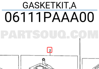 Honda 06111PAAA00 GASKETKIT,A