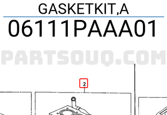 Honda 06111PAAA01 GASKETKIT,A