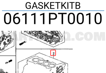 Honda 06111PT0010 GASKETKITB