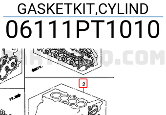 Honda 06111PT1010 GASKETKIT,CYLIND