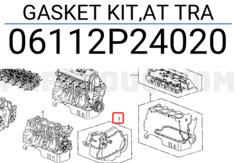 Honda 06112P24020 GASKET KIT,AT TRA