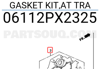 Honda 06112PX2325 GASKET KIT,AT TRA