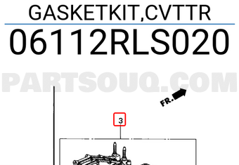 Honda 06112RLS020 GASKETKIT,CVTTR