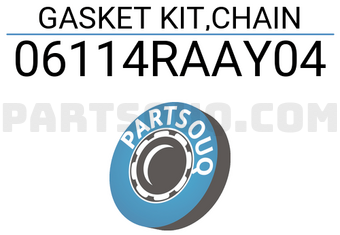 Honda 06114RAAY04 GASKET KIT,CHAIN