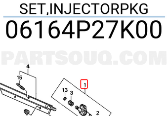 Honda 06164P27K00 SET,INJECTORPKG