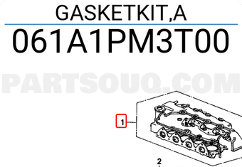 Honda 061A1PM3T00 GASKETKIT,A