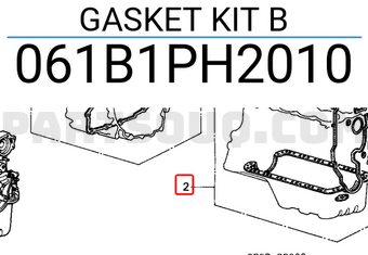 Honda 061B1PH2010 GASKET KIT B