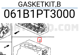 Honda 061B1PT3000 GASKETKIT,B