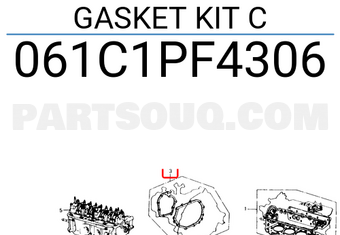 Honda 061C1PF4306 GASKET KIT C