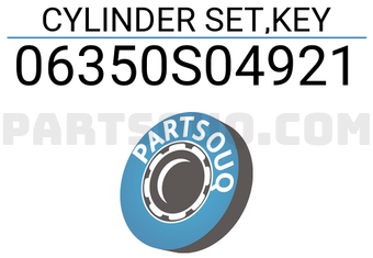 Honda 06350S04921 CYLINDER SET,KEY