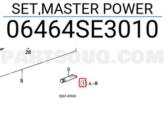 Honda 06464SE3010 SET,MASTER POWER