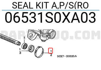 Honda 06531S0XA03 SEAL KIT A,P/S(RO
