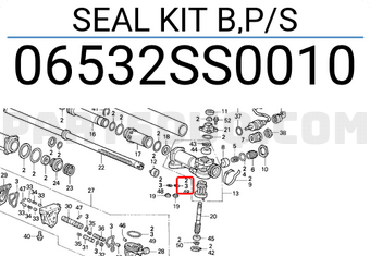 Honda 06532SS0010 SEAL KIT B,P/S