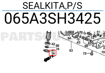 Honda 065A3SH3425 SEALKITA,P/S