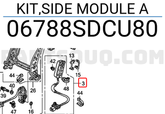 Honda 06788SDCU80 KIT,SIDE MODULE A