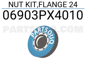Honda 06903PX4010 NUT KIT,FLANGE 24