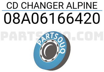 Honda 08A06166420 CD CHANGER ALPINE
