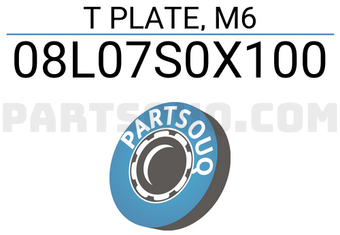 Honda 08L07S0X100 T PLATE, M6