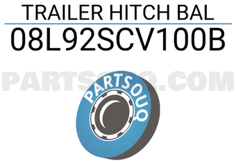 Honda 08L92SCV100B TRAILER HITCH BAL