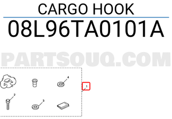 Honda 08L96TA0101A CARGO HOOK